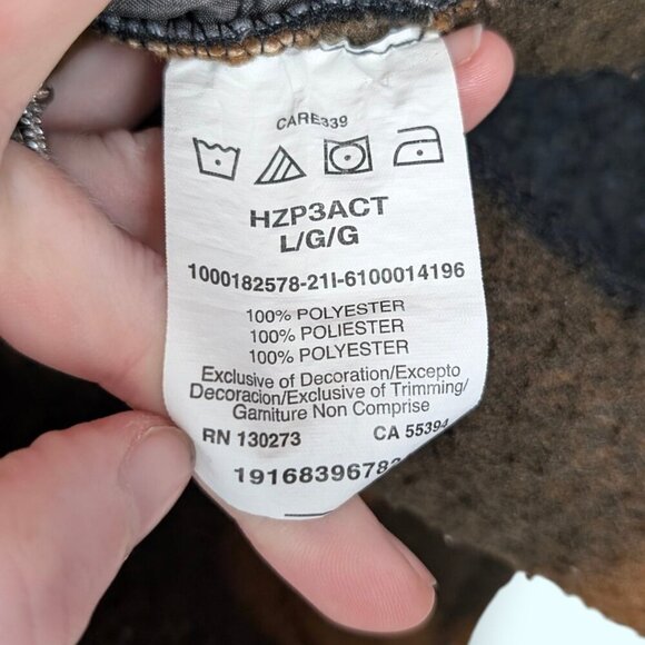 Wrangler Brown Plaid Fleece Button Jacket - Picture 8 of 8